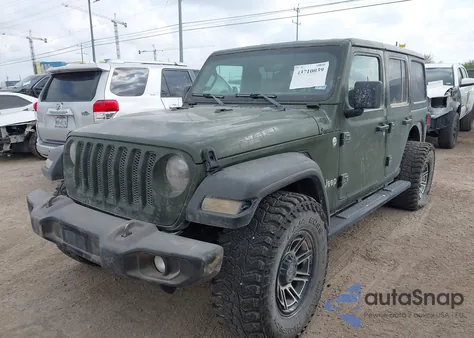 2020 Jeep Wrangler Unlimited Sport 4X4 from USA, damaged, VIN 1C4HJXDN7LW334543